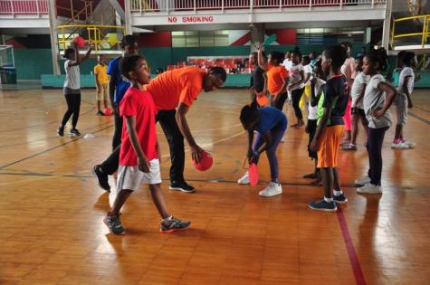 Minister Smith visits FUNdamentals Easter Camp 1